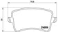 AUDI A4 2.0TDI REAR PAD - BRAKE PAD