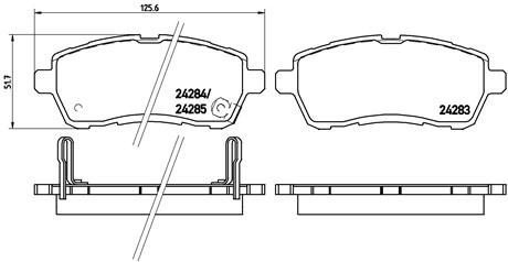 MARUTI ERTIGA FRONT PAD - BRAKE PAD