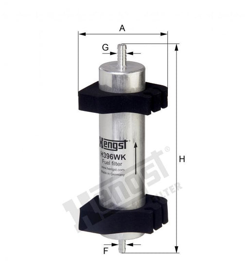 HENGST FUEL FILTER- AUDI Q5 2.0 TDI/3.0 TDI