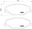 SKODA/VWPOLO/FABIA/VENTO/RAPID T-2 FRONT PAD - BRAKE PAD