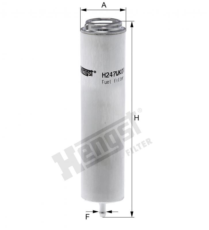 HENGST FUEL FILTER-BMW E60/5/F10/5 GT E65/7 F01/7 X5/X6