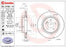 Brembo Rotor - Back/MERCEDES-C CLASS W204(2008-2015) C250 CDI