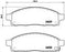 MITSUBISHI PAJERO SPORTS FRONT PAD - BRAKE PAD