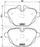 BMW BMW 5 SERIES REAR(F10) 520d PAD - BRAKE PAD