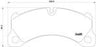 PORSCHE PORSCHE CAYENNE FRONT - BRAKE PAD