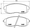 MARUTI S-CROSS /SX4 FRONT PAD - BRAKE PAD