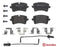AUDI A6 4G 2.0TDI REAR PAD - BRAKE PAD