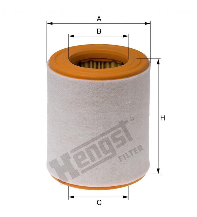 HENGST AIR FILTERS -AUDI NEW A6 3.0 TDI