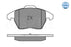 Front Brake pad set ( With Sensors ) SKODA : Fabia/ Rapid / Superb / Octavia / Yeti ( All N/M ), VW : Polo/Jetta/ Passat ( All N/M )