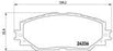TOYOTA COROLLA ALTIS 2016 FRONT PAD - BRAKE PAD