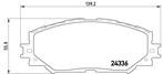 TOYOTA COROLLA ALTIS 2016 FRONT PAD - BRAKE PAD