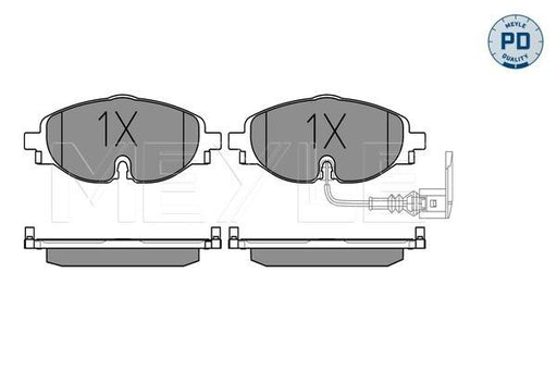 Front Platinum Brake Pad Set ( LATEST ) OCTAVIA/PASSAT/A3 ( ALL N/M )
