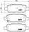 RENAULT KOLEOS REAR PAD - BRAKE PAD