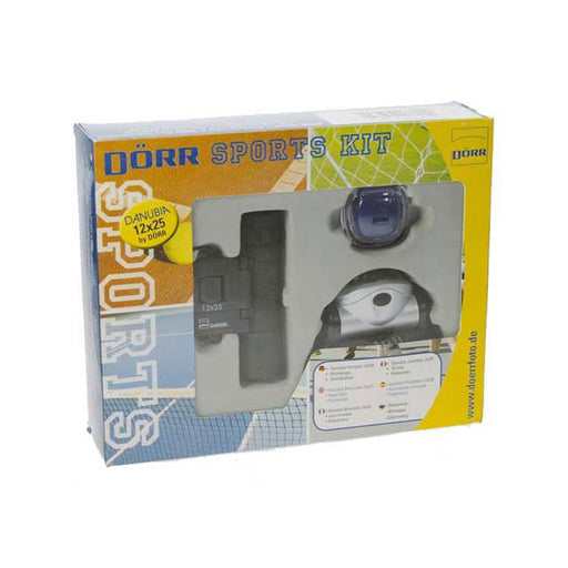 DORR 12x25 Binoculars and Head Light Sports Kit