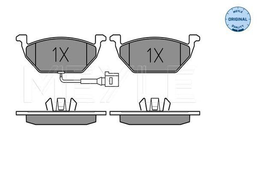 Front Brake pad set ( With Sensors ) SKODA : Octavia ( O/M & N/M ) /Fabia/Rapid , VW : Polo / Vento/JETTA
