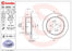Brembo Rotor - Back/HYUNDAI-I20(2008-2014)DIESEL