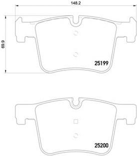 BMW BMW F(30) FRONT PAD - BRAKE PAD