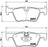 BMW BMW F(30) REAR PAD - BRAKE PAD