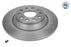 REAR BRAKE DISC (SET OF 2 PCS) 300 MM OD VW : JETTA ( N/M )