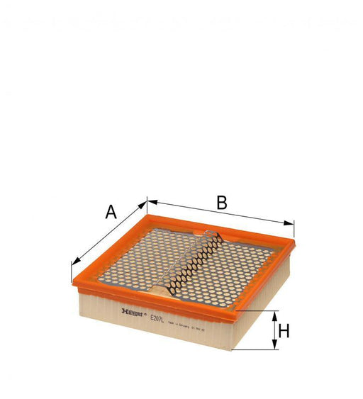 HENGST AIR FILTERS-MERCEDES W124 DIESEL