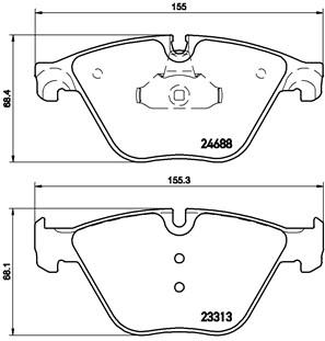 BMW BMW 5 SERIES FRONT(F10) 530d - BRAKE PAD