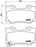 NISSAN Nissan 370 09 Rear PAD - BRAKE PAD