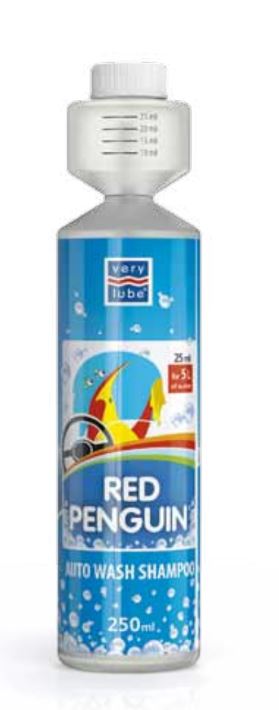 VERYLUBE Red Penguin auto wash shampoo, concentrate ( plastic bottle 250 ml)