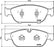 AUDIA3 REAR PAD - BRAKE PAD