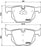 BMW BMW X5 REAR PAD - BRAKE PAD