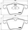JAGUAR JAGUAR 3.0 FRONT - BRAKE PAD
