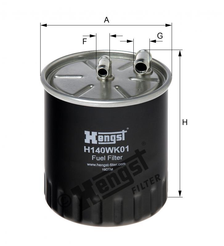 HENGST FUEL FILTER-CHRYSLER 300