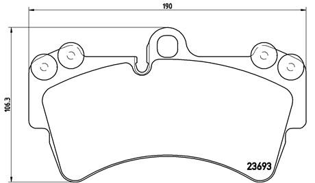 AUDI Q7 FRONT PAD 3.0 TDI - BRAKE PAD