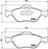 FORD FORD FIESTA CLASSIC FRONT PAD - BRAKE PAD