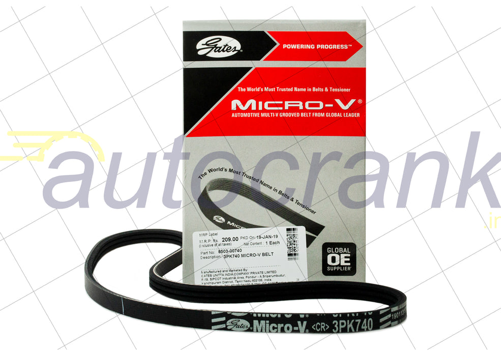 Gates Micro V CR Belt-Maruti Suzuki -Wagon R K series