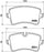 AUDI A6 4G 2.0TDI REAR PAD - BRAKE PAD