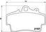 PORSCHE PORSCHE BOXTER S2.7 /CAYMAN 2.7 FRONT - BRAKE PAD