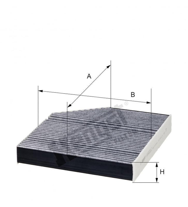 HENGST CABIN FILTERS-MERCEDES C 205