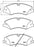 LANDROVER DISCOVERY 4 / SPORTS (2010-2012) FRONT PAD - BRAKE PAD
