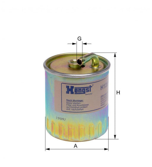 HENGST FUEL FILTERS-MERCEDES C203/220CDI/W163/270CDI