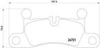 PORSCHE PORSCHE CAYENNE REAR - BRAKE PAD