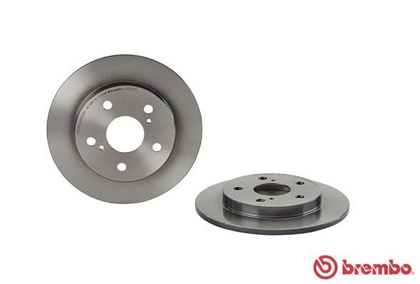 Brembo Rotor - Back/TOYOTA-COROLLA ALTIS OLD DIESEL ONLY