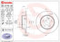 Brembo Rotor - Back/MERCEDES-W203 CLASS C(2001 TO 2007)