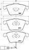 SKODA/VWSUPERB 3.6 OLD FRONT PAD - BRAKE PAD