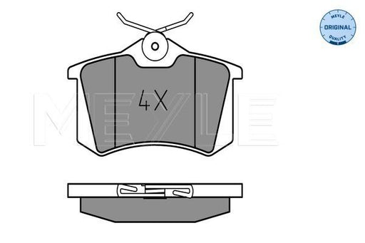 Rear Brake pad set VW : Passat / Jetta /Polo/Vento , SKODA : Fabia/ Rapid ( N/M ) / Laura /Octavia/Superb/Yeti ( All O/M )