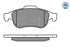 Front Platinum Brake pad set RENAULT : Duster ( Latest )