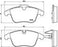 JAGUAR JAGUAR 2.2 FRONT - BRAKE PAD