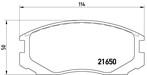 MITSUBISHI LANCER FRONT PAD - BRAKE PAD