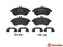 MERCEDES C W204 FRONT PAD - BRAKE PAD
