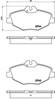 MERCEDES E W211 FRONT PAD - BRAKE PAD