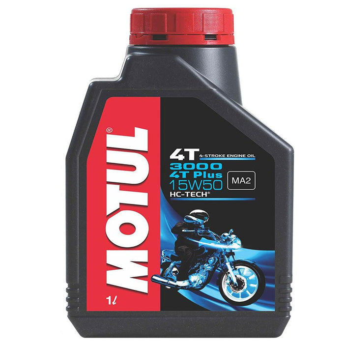 Motul 3000 4T Plus 15W50 Engine Oil 1L (PR)
